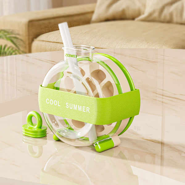 Summer Ice Cube Tray 2 In1 Ice Tray And Water Bottle For Ice Maker Silicone Ice Cube Portable Kettle Reusable Icecup Kitchen Gadgets