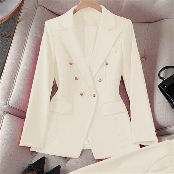 Professional Blue Suit Jacket High-End Elegant Outerwear