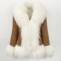 Thickened Wool Jacket With A Suede-like Finish