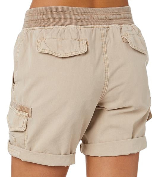 Women's Cargo Shorts With Pockets Casual High Waist Drawstring Pants