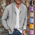 Men's Long-sleeved Shirts Versatile Casual Loose Jacket Top