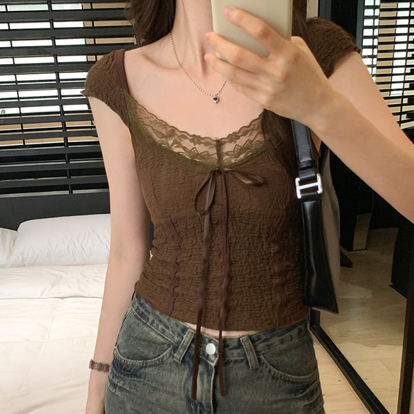 Unique Exquisitely Beautiful Short Top For Women