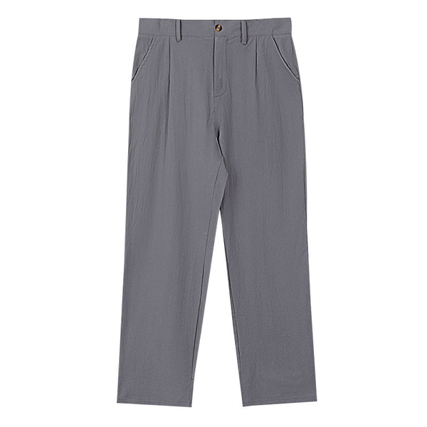 Men's GORE-TEX Casual Loose-Fit Business Straight-Leg Suit Trousers