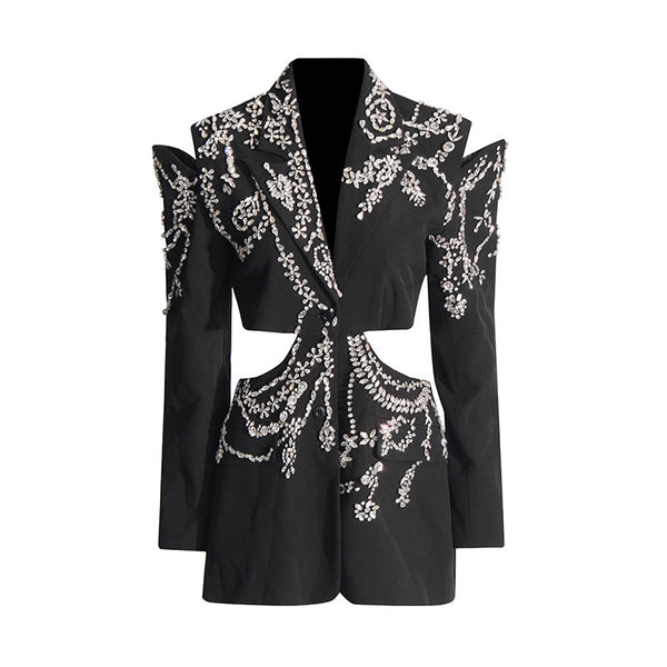 Spring New Long-Sleeve Midriff-Baring Coat