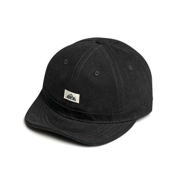 Men's Solid Color Round-top Sewn Label Letter Short Brim Casual Style Baseball Cap Suitable For Outdoor Outings, Mountain Climbing, Sun Protection, Daily Commuting.
