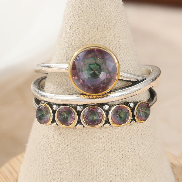 Chen Yue Cross-Border Man-Made Zirconia Ring