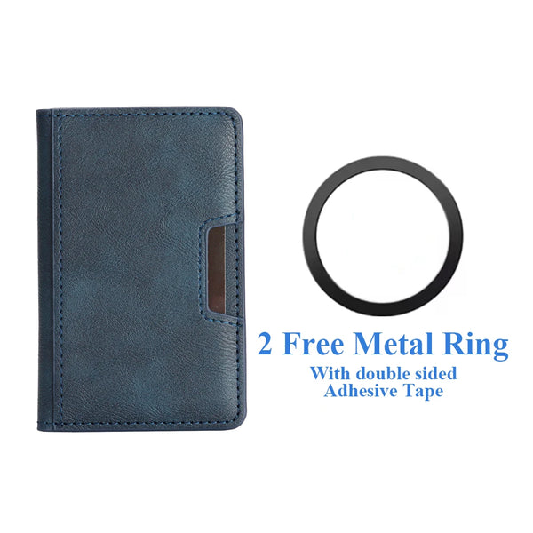 Magnetic Cards Slots Holder For iphone 16 15 14 13 12 11 Samsung Oppo Xiaomi Oneplus Google Phone Cards Bag for All Smartphones