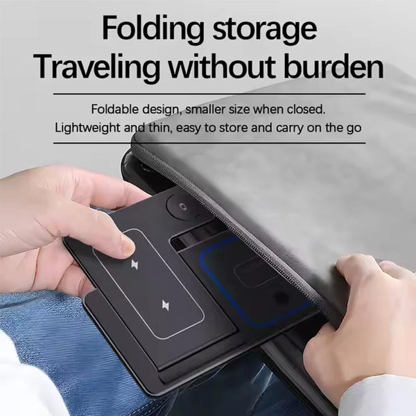 2025 Multifunction 3 in 1 Folding Wireless Chargers Station for iPhone 12/13/14/15/16/17 Pro Max Samsung Xiaomi Fast Charging