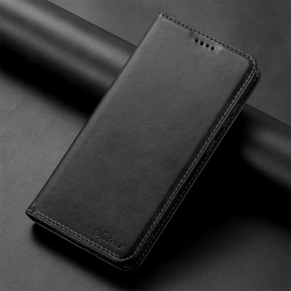 SUTENI Faux Leather Card Holder Stand Wallet Magnet Flip Cover Phone Case For Samsung Galaxy S26 Ultra S25 Plus S24 S23 S22 Note