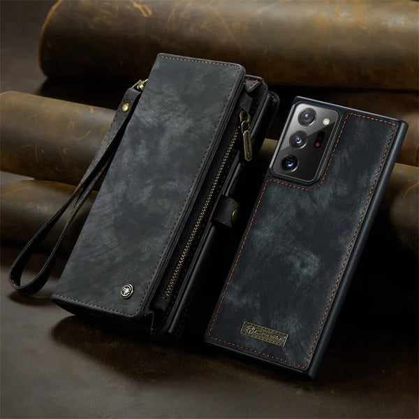 FOR iPhone 17 Pro Max Air 16 16E 15 Plus 14 for Samsung S26 Ultra S25 FE S24 Plus S23 S22 S21 S20  A17 A16 A36 A56 A15 A55 A14 A54  for Google Pixel 9 10 Pro XL 9A for Samsung Z FOLD 7 FOLD 6 FOLD5 Zipper Wallet Flip case with Magnetic Leather back Case