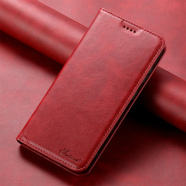 SUTENI Faux Leather Card Holder Stand Wallet Magnet Flip Cover Phone Case For Samsung Galaxy S26 Ultra S25 Plus S24 S23 S22 Note