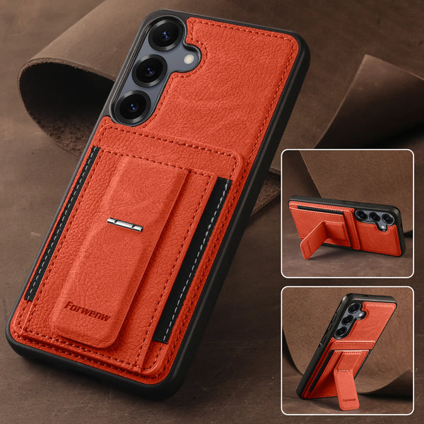 Card Slots Phone Case for Samsung Galaxy Samsung Galaxy A15 A35 A55 A16 A36 A56 A17 4G 5G Kickstand Card Holder Phone Back Cover
