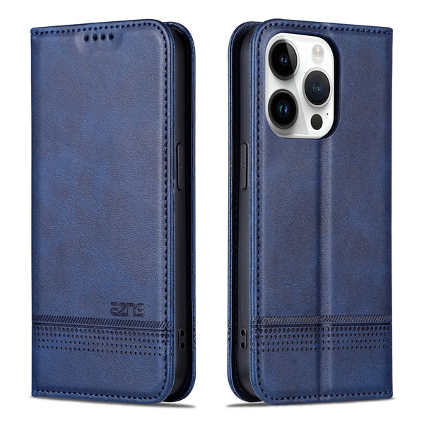 Leather Flip Case for iphone 17 Promax 17 Air 16 Plus 15 Pro max 14 13 12  Kickstand Cards Cash Slots Holder Wallet Phone Case