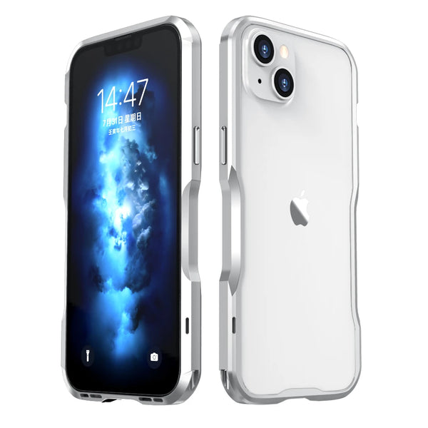 Metal Frame For iphone 17 16e 16 15 14 13 11 Pro Max Aluminum Alloy Case Bumper 12 Mini X Xs XR SE2020 7 8 Plus Shockproof Cover