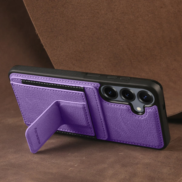 Card Slots Phone Case for Samsung Galaxy Samsung Galaxy A15 A35 A55 A16 A36 A56 A17 4G 5G Kickstand Card Holder Phone Back Cover