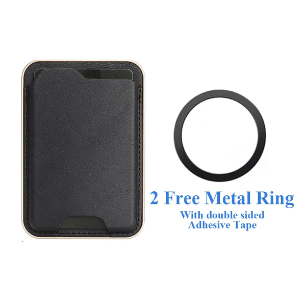 Ultra Thin Magnetic Cards Bag Holder For iphone 16 15 14 13 12 11 Samsung Oppo Xiaomi Oneplus Google Phone for All Smartphones
