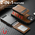 SUTENI Wallet For Men Phone Case Card Holder Leather Magnetic Pocket Cover Wireless Charging For iPhone 12 13 14 16ProMax 15Plus