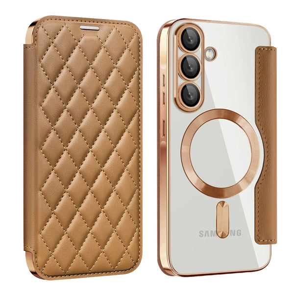 Wireless Charging Leather Case for Samsung Galaxy A05 A05S A07A06 A15 A16 A17 A26 A35 A36 A55 A56 Card Slots Holder Phone Cover