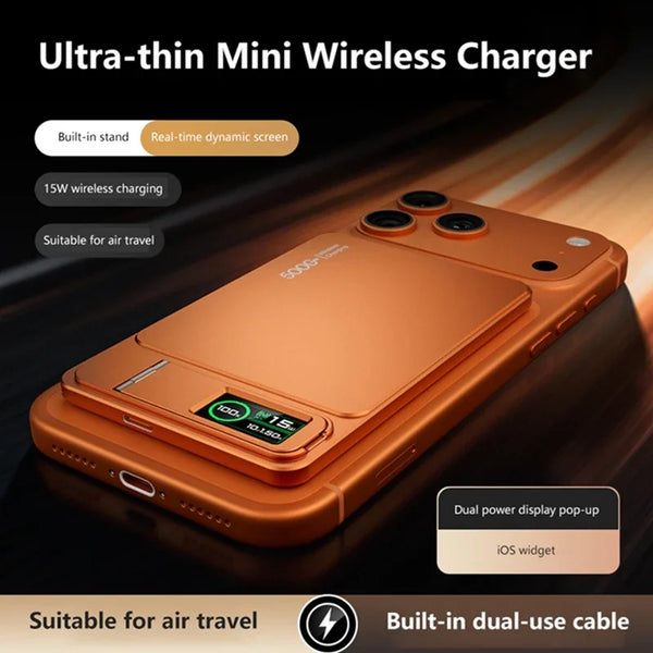 OnePlus 10000mAh Wireless Magnetic Power Bank Portable Slim External Battery 20W Fast Charging For iPhone 12-17 iWatch Airpod