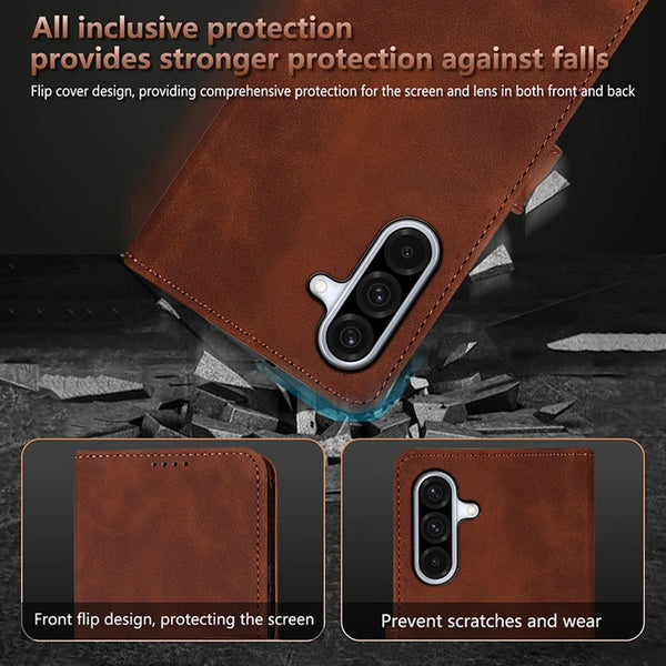 Flip Phone Case For Samsung Galaxy A06 A07 A13 A14 A15 A16 A17 A33 A34 A35 A36 A56 A55 A53 A23 A24 A25 A26 A72 A73 4G 5G