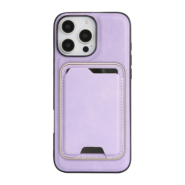 2 in 1 Leather Case For Iphone 17 16 ProMax 15 Plus 14 Pro Max 13 12 16e Magsafe Ultra Thin Magnetic Card Slot Bag Phone Cover