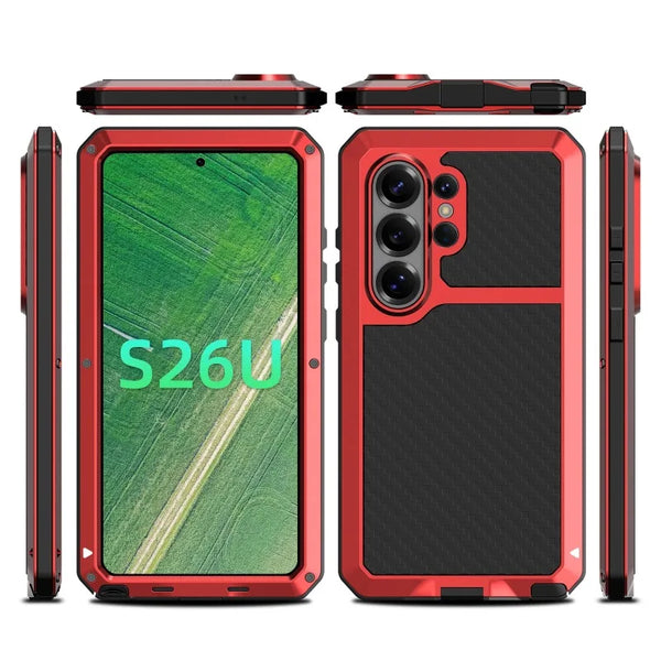 Case For Samsung Galaxy S26 Ultra S25 S24 S23 S22 Ultra Plus Heavy Duty Protection Armor Metal Phone Cover Capa Coque Fundas