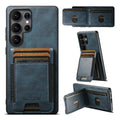 SUTENI Card Holder Phone Case Luxury Faux Leather Stand For Samsung S26 Ultra S25 Plus S24 S23 S22 Note20
