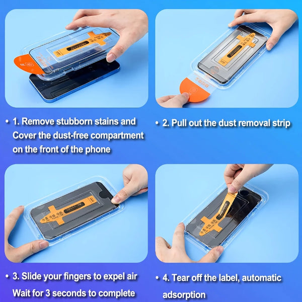 NNBILI 5Pcs Oleophobic Coating Dust Free Easy Installation Screen Protector For iPhone 17 Pro Max 16 15 14 13 12 11 Pro Series