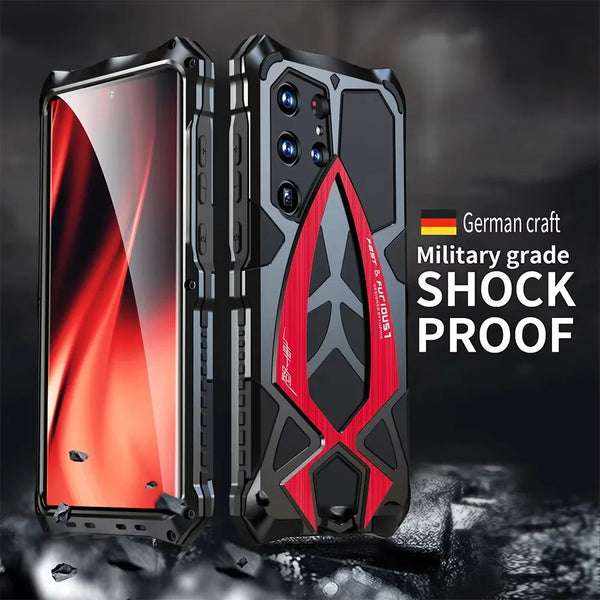 Luxury Metal Full Protect Armor Case For Samsung Galaxy S26 Ultra Phone Cover S24 S23 S22Ultra S25 S26Ultra 5G Shockproof Fundas