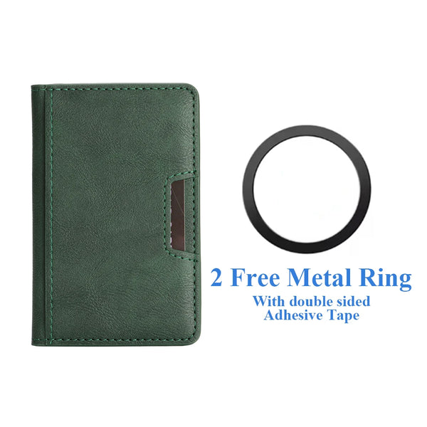 Magnetic Cards Slots Holder For iphone 16 15 14 13 12 11 Samsung Oppo Xiaomi Oneplus Google Phone Cards Bag for All Smartphones