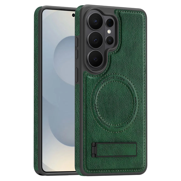 Phone Case for Samsung Galaxy S26 S25 Ultra Edge S24 Plus Fe S23 S22 S25U Wireless Charging Card Slots Card Holder Phone Cover