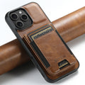 SUTENI Card Holder Phone Case Luxury Faux Leather Stand For iPhone 17 Pro Max 16 Plus 15 14 13 12