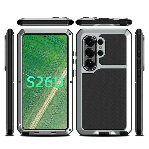 Case For Samsung Galaxy S26 Ultra S25 S24 S23 S22 Ultra Plus Heavy Duty Protection Armor Metal Phone Cover Capa Coque Fundas