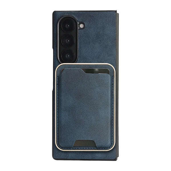 2 in 1 Ultra Thin Case for Samsung Galaxy Z Fold 7 6 5 4 3 Fold7 Fold6 Fold5 Fold4 Fold3 Wireless Charger Wallet Phone Cover