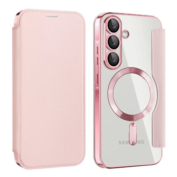 Flip Case for Samsung Galaxy A15 A16 A17 A35 A36 A55 A05 A05S A06 A07 A56 A26 4G 5G Wireless Charging Card Slots Phone Cover