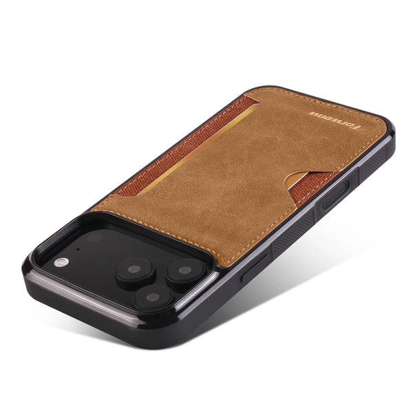 Leather Case For Iphone 17 Air 16 Promax 15 Plus 14 Pro Max 13 12 mini 11 Iphone17 Iphone16 Card Slots Cards Holder Phone Cover