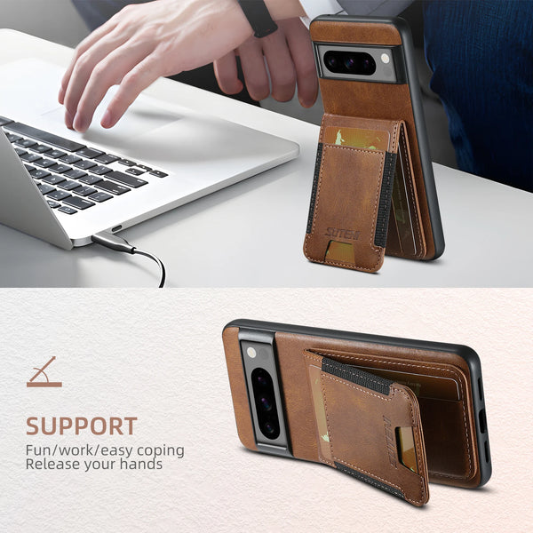 SUTENI Flip Leather Phone Cases Wallet Card Hoder Magnetic Cover Case For Google Pixel 8 7 6 Pro 6A 7A 8A