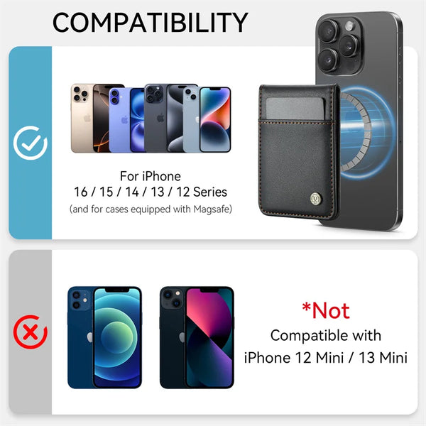 Magnetic Flip Leather Phone Bag Case For iPhone 17 Pro Max Air 16 15 14 13 12 Samsung S26 S25 MagSafe Wallet Card Holder Cover