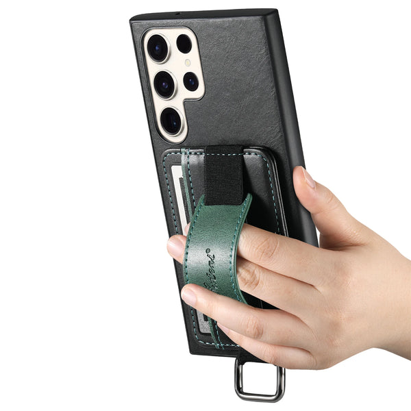 SUTENI Leather Wallet Phone Case For Samsung Galaxy S24 S23 S22 FE A53 A54 A14 A13 Note20 Utlra Card Slot Holder Cover
