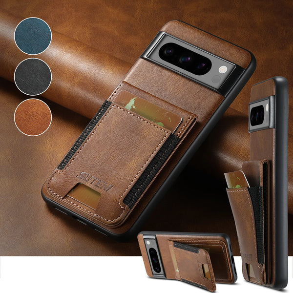 SUTENI Flip Leather Phone Cases Wallet Card Hoder Magnetic Cover Case For Google Pixel 8 7 6 Pro 6A 7A 8A