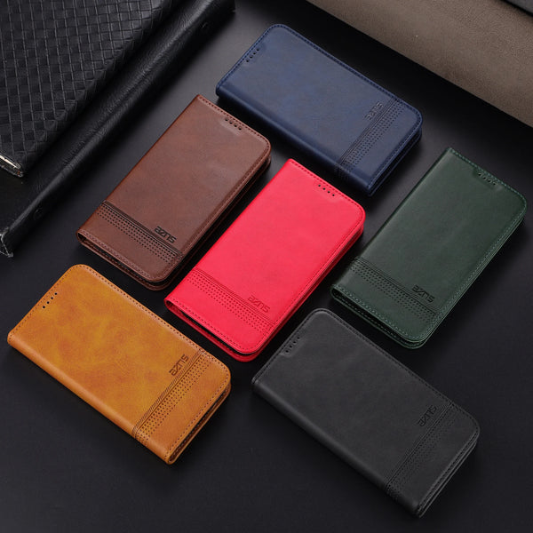 Leather Flip Case for iphone 17 Promax 17 Air 16 Plus 15 Pro max 14 13 12  Kickstand Cards Cash Slots Holder Wallet Phone Case