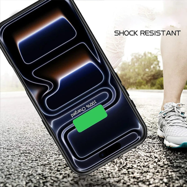 10000mAh Magnetic Battery Case for iPhone 17 Air 17 Pro Max Portable Charger Case Wireless Charging Power Bank Charger Cover