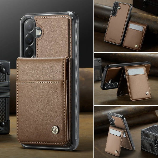 Magnetic Flip Leather Phone Case for Samsung Galaxy A57 5G A37 A17 A16 A36 A56 A15 A35 A55 A14 A34 A54 A13 A53 Wallet Card Cover