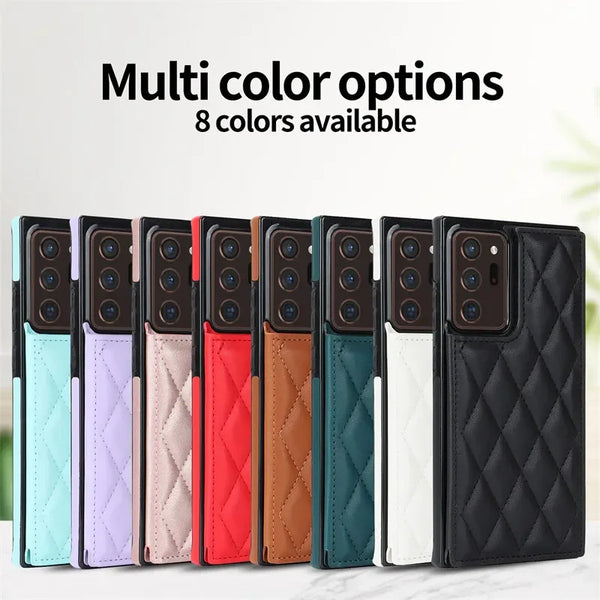 Magnetic Flip Leather Case for Samsung Galaxy S26 Ultra S25 FE S24 Plus S23 S22 S21 A16 A36 A56 Double Button Wallet Cards Cover