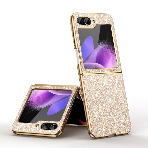 sparkling Stylish phone case Samsung Galaxy Z Flip 5 4 5G protective cover Cell phone case for women