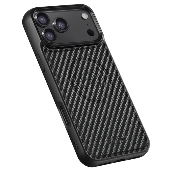 SUTENI Luxury Faux Leather Phone Case Wireless Charging Magnet Grid Texture For iPhone 17 Pro Max 16 Plus 15 14 13 12