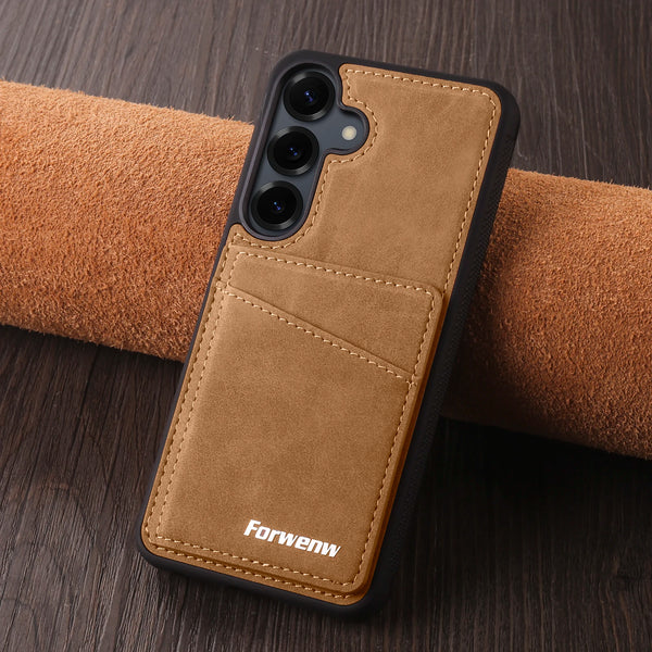 Leather Case For Samsung Galaxy A14 A15 A16 A17 A54 A55 A56 A34 A35 A36 A54 A55 A56 4G 5G Card Slots Cards Holder Phone Cover
