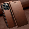SUTENI Leather Wallet Phone Case Flip Cover Card Holder Bracket For iPhone 16 15 14 13 12 11 XR XS Pro Max Plus 7 8