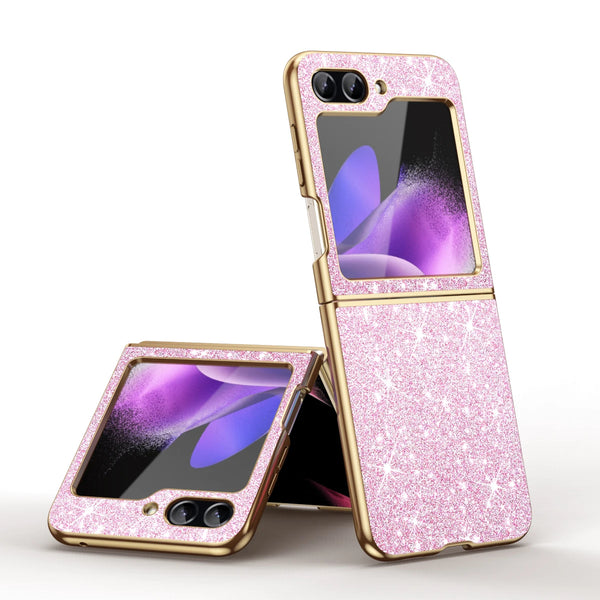 sparkling Stylish phone case Samsung Galaxy Z Flip 5 4 5G protective cover Cell phone case for women