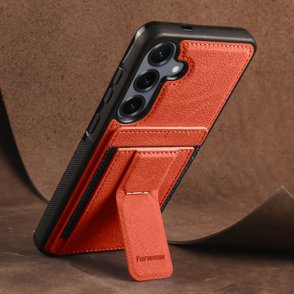Card Slots Phone Case for Samsung Galaxy Samsung Galaxy A15 A35 A55 A16 A36 A56 A17 4G 5G Kickstand Card Holder Phone Back Cover